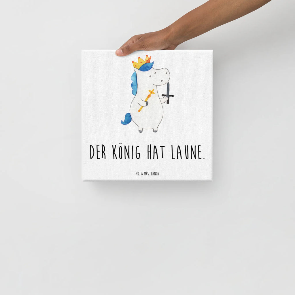 Leinwand Bild Einhorn König mit Schwert Bild, Wanddeko, Dekoration, Kunstdruck, Leinwand, Einhorn, Einhörner, Einhorn Deko, Unicorn, Ritter, Mittelalter, König