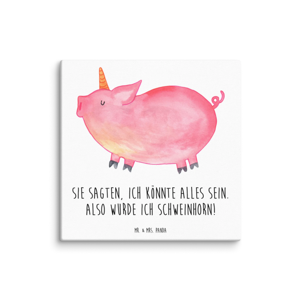 Leinwand Bild Einhorn Schweinhorn Kunstdruck, Leinwand, Unicorn, Einhorn, Einhorn Deko, Einhörner, Spaß, Schwein, English, Geschenk, Spruch, Piggy, Pig, Schweinhorn, Funny, Witzig. Lustig, Englisch, Party, Bauer