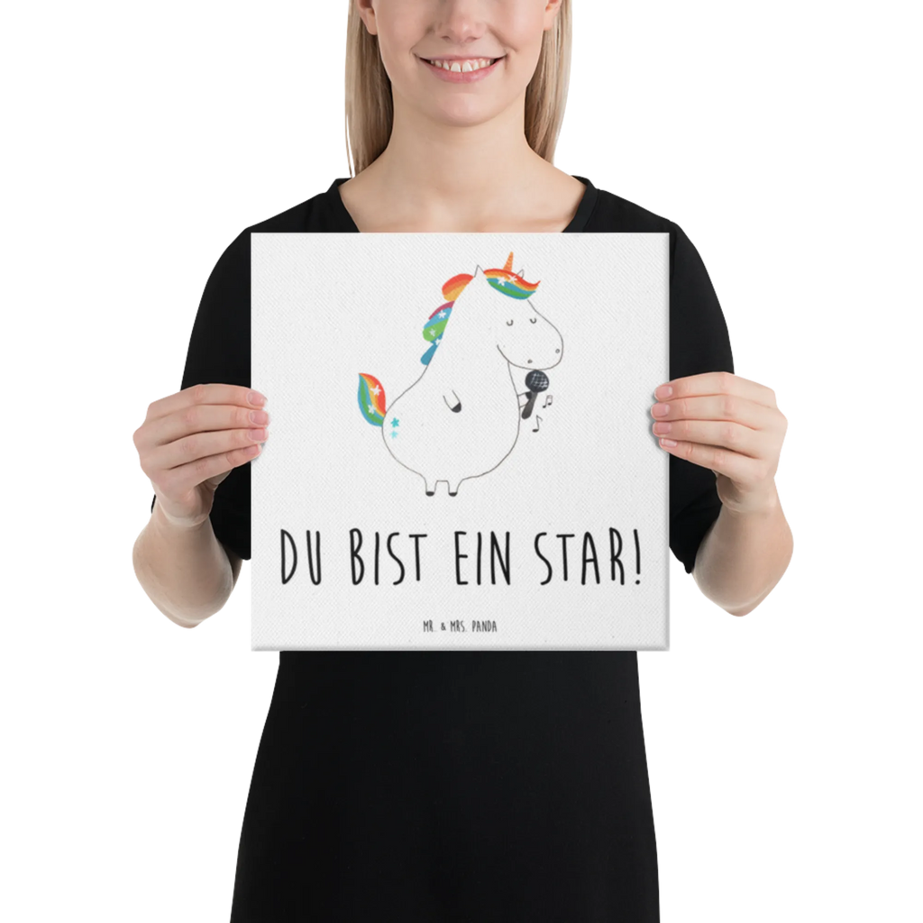 Leinwand Bild Einhorn Sänger Leinwand, Kunstdruck, Unicorn, Einhorn, Einhorn Deko, Einhörner, Konfetti, Freundin, Party, Feier, Glitzer, Sänger, Disco, Sängerin, Geburtstag, Fest
