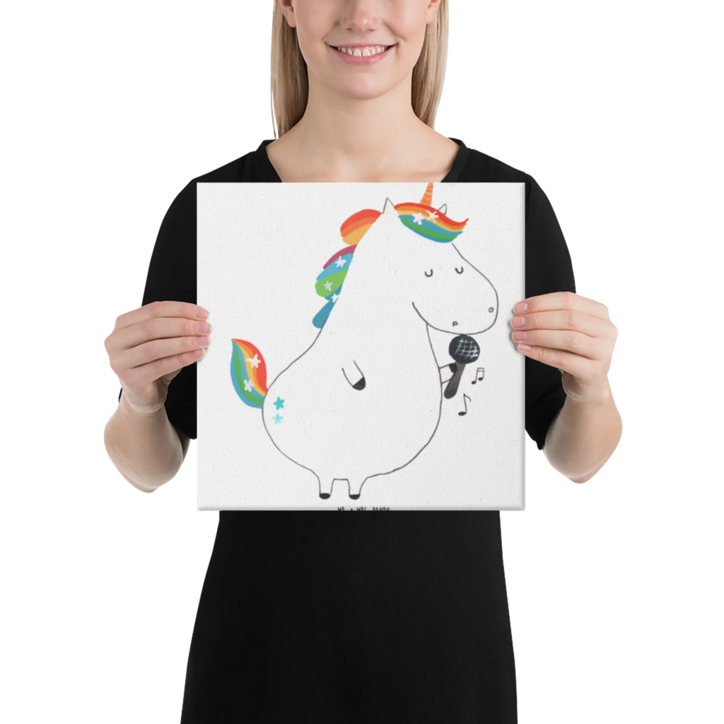 Leinwand Bild Einhorn Sänger Leinwand, Kunstdruck, Unicorn, Einhorn, Einhorn Deko, Einhörner, Konfetti, Freundin, Party, Feier, Glitzer, Sänger, Disco, Sängerin, Geburtstag, Fest