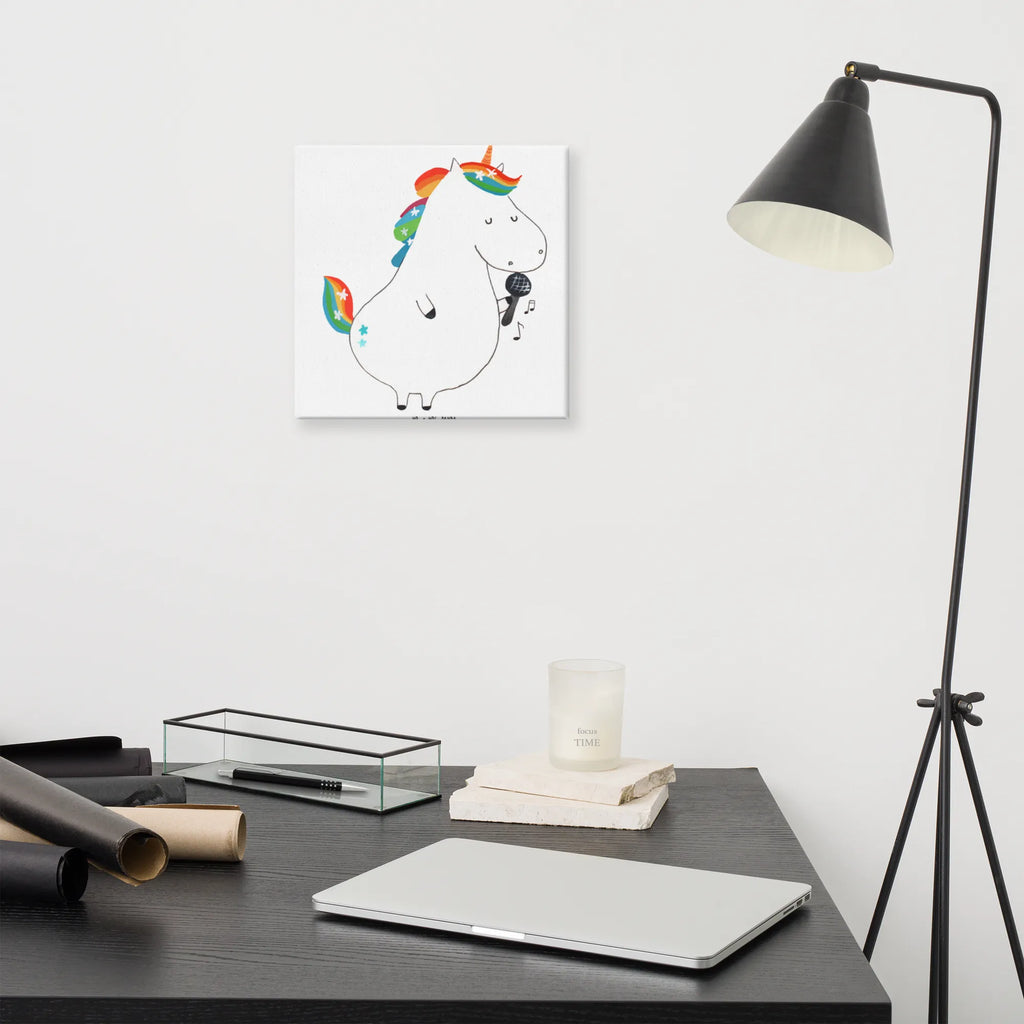 Leinwand Bild Einhorn Sänger Leinwand, Kunstdruck, Unicorn, Einhorn, Einhorn Deko, Einhörner, Konfetti, Freundin, Party, Feier, Glitzer, Sänger, Disco, Sängerin, Geburtstag, Fest
