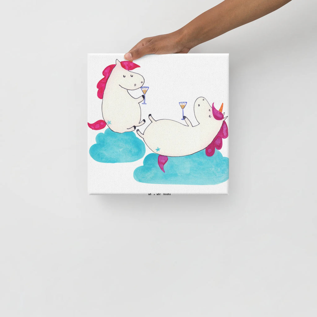Leinwand Bild Einhörner Sekt Leinwand, Kunstdruck, Unicorn, Einhorn, Einhorn Deko, Einhörner, Freundinnen, BFF, Anstoßen, Party, Mädelsabend, Sekt, Beste, Korken, Spaß, Freundin