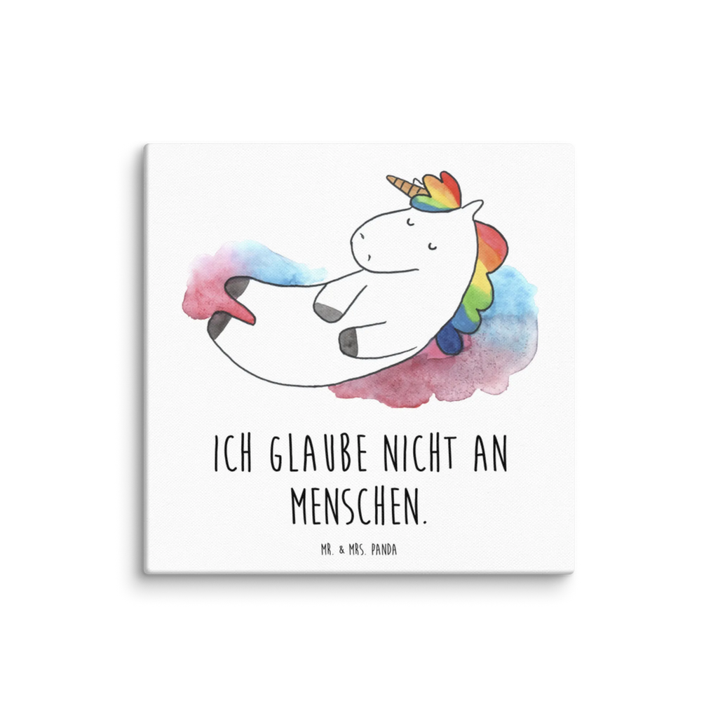 Leinwand Bild Einhorn Wolke 7 Leinwand, Kunstdruck, Unicorn, Einhorn, Einhorn Deko, Einhörner, Lustig, Menschen, Lächeln, Geschenk, Glaube, Verliebt, Witzig, Realität