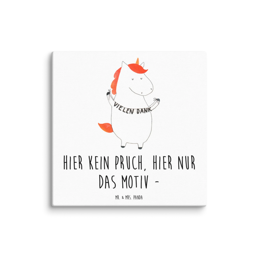 Leinwand Bild Einhorn Vielen Dank Leinwand, Bild, Kunstdruck, Wanddeko, Dekoration, Einhorn, Einhörner, Einhorn Deko, Unicorn, Danke, vielen Dank, Dankeschön, Danksagung