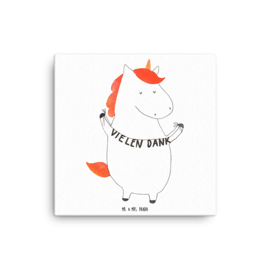 Leinwand Bild Einhorn Vielen Dank Leinwand, Bild, Kunstdruck, Wanddeko, Dekoration, Einhorn, Einhörner, Einhorn Deko, Unicorn, Danke, vielen Dank, Dankeschön, Danksagung