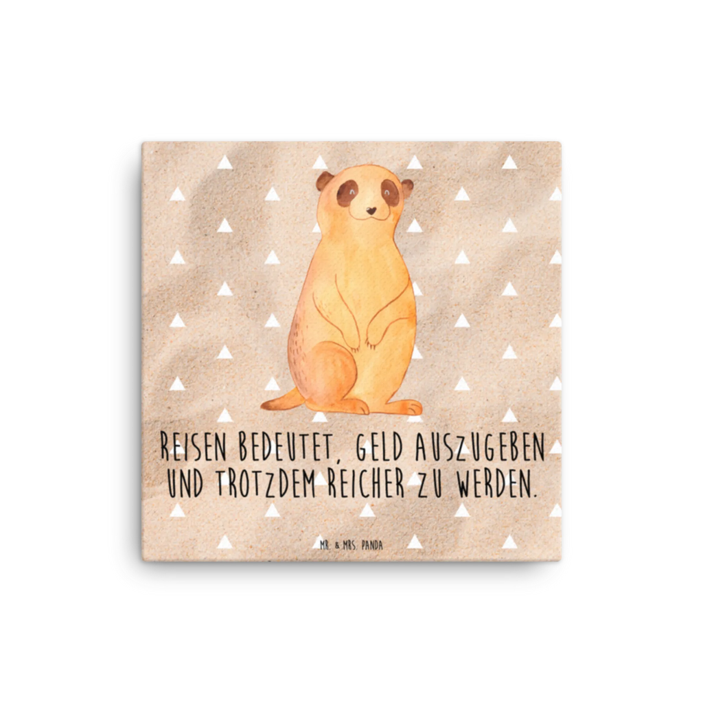 Canvas picture Meerkat Leinwand, Kunstdruck, Wildtiere, Afrika, Roadtrip, Erdmännchen, Traveling, Weltreise, Reisen, Afrikareise, Spruch