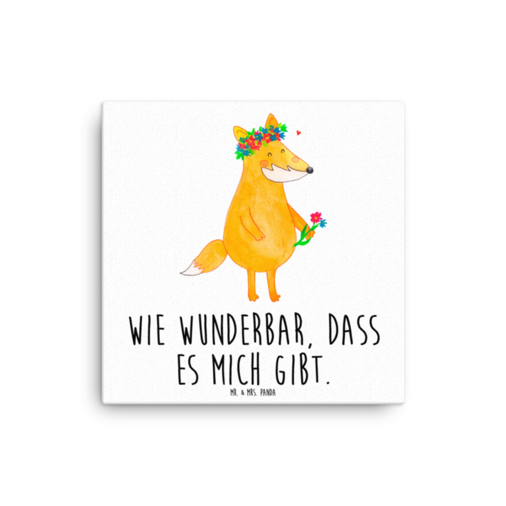 Leinwand Bild Fuchs Blumen Kunstdruck, Leinwand, Fuchs, Motivation, Liebesbeweis, Freundin, Liebe, Freundinnen, Fox, Selbstliebe, Fuchsmädchen, Ich, Blumen, Freude, Blumenmädchen, Füchse, Blume, Mich