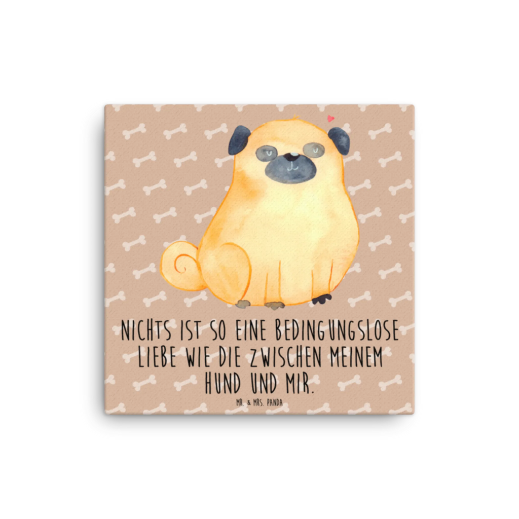 Canvas picture Pug Kunstdruck, Leinwand, Hunderasse, Hundebesitzer, Tierliebhaber, Haustier, Sprüche, Hundemotiv, Hund, Mops, Liebe, Hundeliebe