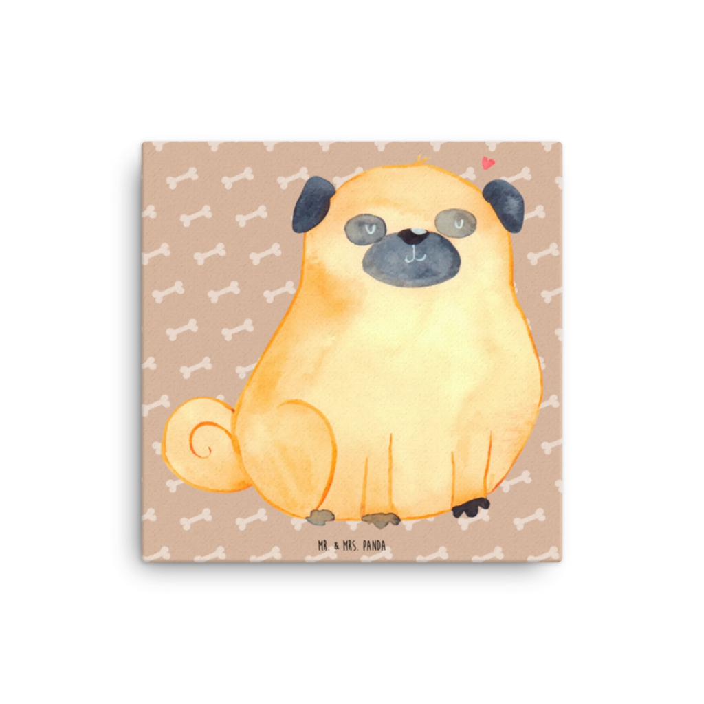 Canvas picture Pug Kunstdruck, Leinwand, Hunderasse, Hundebesitzer, Tierliebhaber, Haustier, Sprüche, Hundemotiv, Hund, Mops, Liebe, Hundeliebe