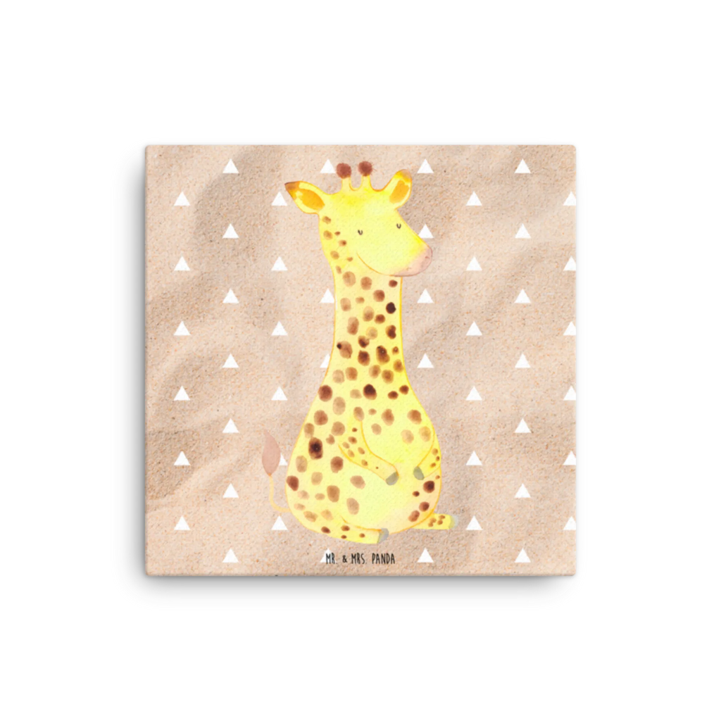 Canvas picture giraffe Satisfied Leinwand, Kunstdruck, Wildtiere, Afrika, Glück, Abenteuer, Zufrieden, Giraffe