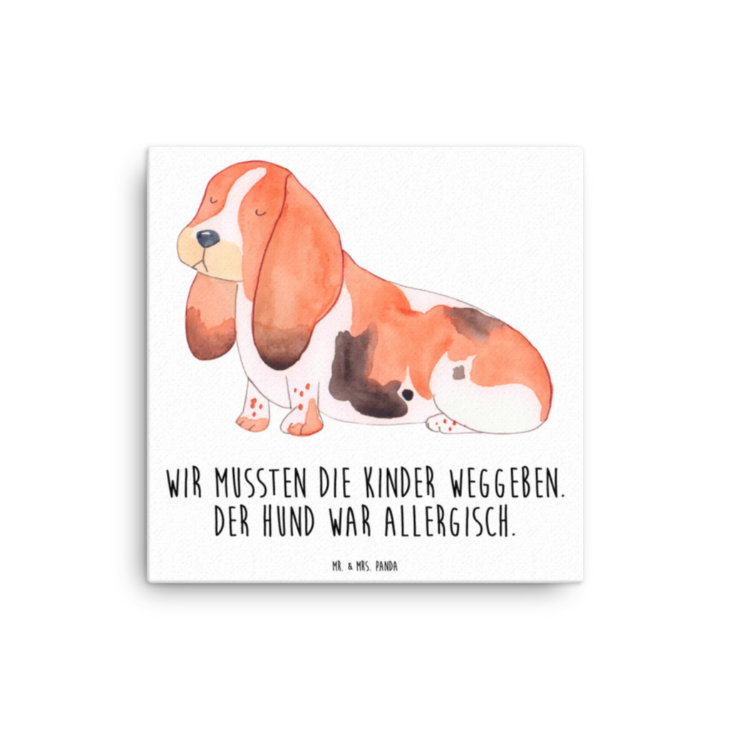 Canvas picture Dog Basset Hound Kunstdruck, Leinwand, Hunderasse, Hundebesitzer, Tierliebhaber, Haustier, Sprüche, Hundemotiv, Hund, Basset, Kinderlos, Hundeliebe, Basset Hound
