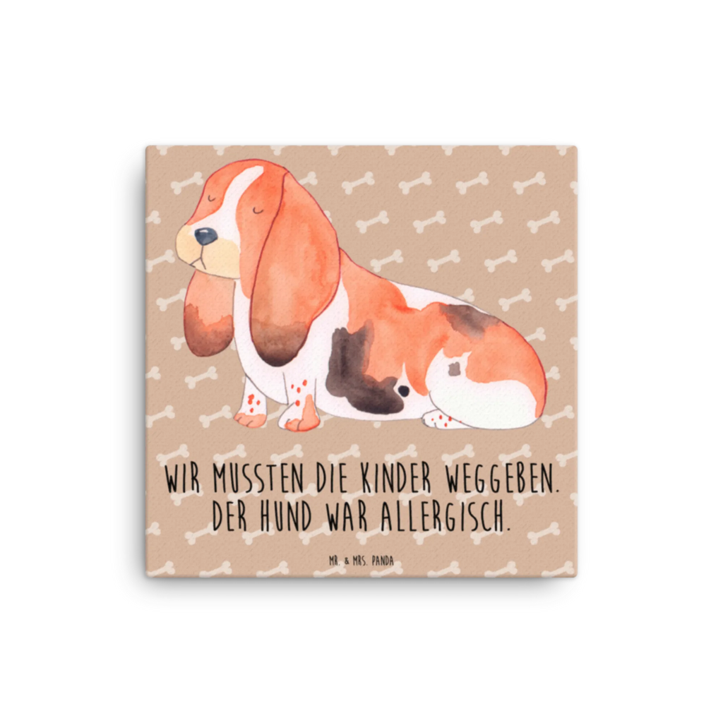 Canvas picture Dog Basset Hound Kunstdruck, Leinwand, Hunderasse, Hundebesitzer, Tierliebhaber, Haustier, Sprüche, Hundemotiv, Hund, Basset, Kinderlos, Hundeliebe, Basset Hound