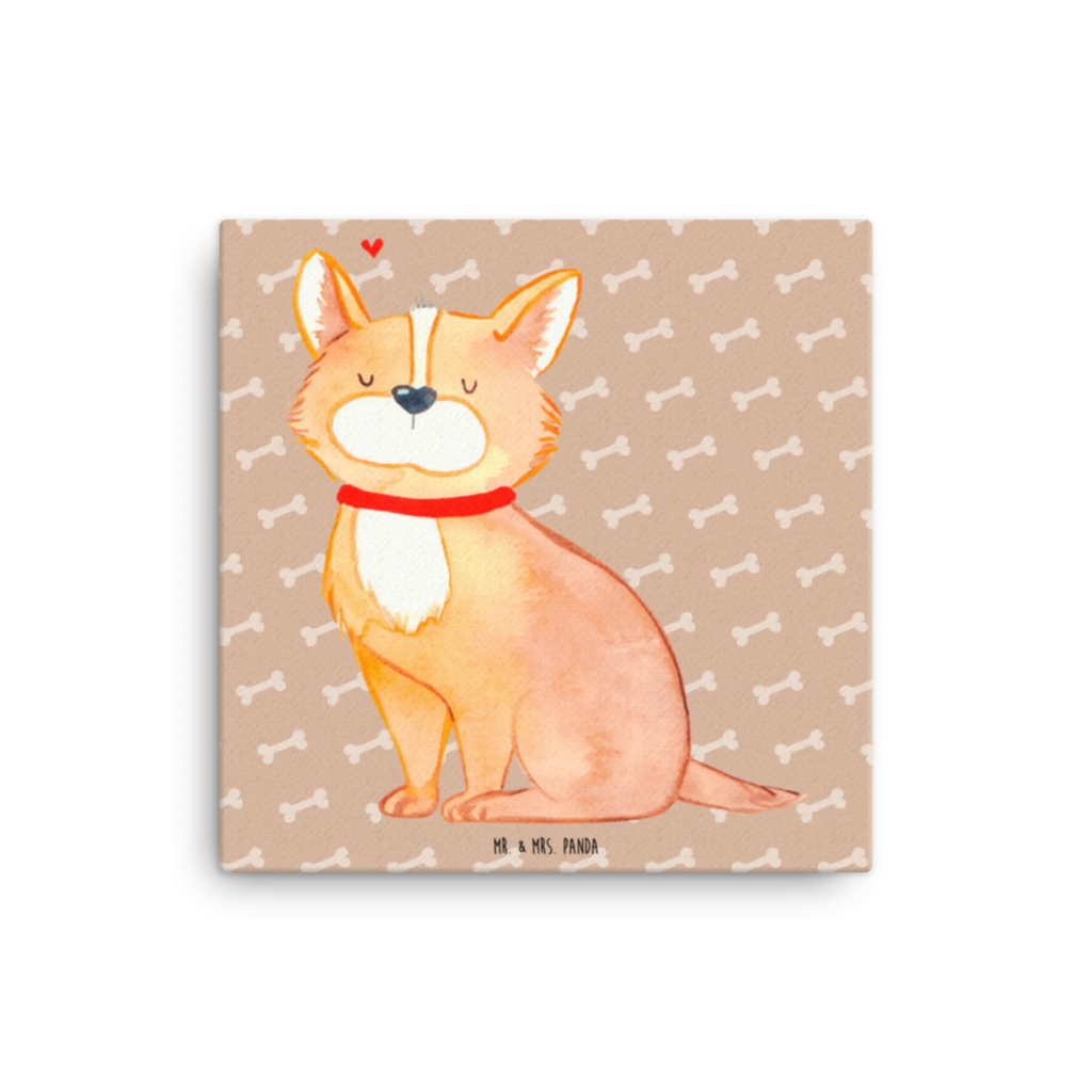 Canvas picture Dog Luck Leinwand, Bild, Wanddeko, Kunstdruck, Sprüche, Hund, Hunderasse, Hundebesitzer, Hundemotiv, Haustier, Tierliebhaber, Hundeliebe, Hundemama, Corgie, Spruch, Liebe