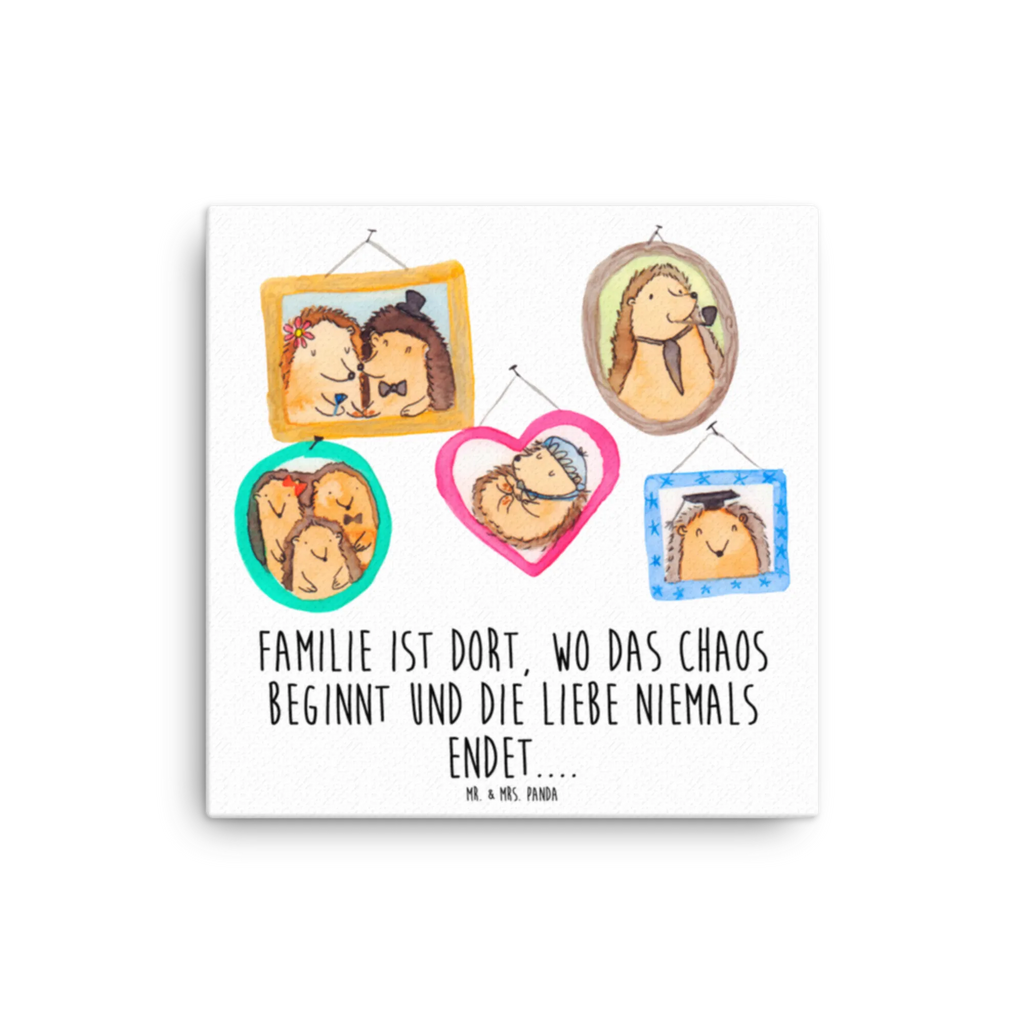 Canvas picture Hedgehog family Kunstdruck, Leinwand, Vatertag, Schwester, Muttertag, Bruder, Papa, Mama, Oma, Opa, Familie, Igel, Zusammenhalt, Liebe, Bilder, Glück