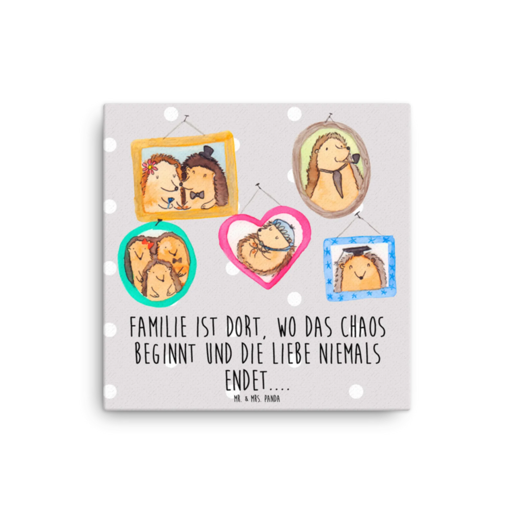 Canvas picture Hedgehog family Kunstdruck, Leinwand, Vatertag, Schwester, Muttertag, Bruder, Papa, Mama, Oma, Opa, Familie, Igel, Zusammenhalt, Liebe, Bilder, Glück