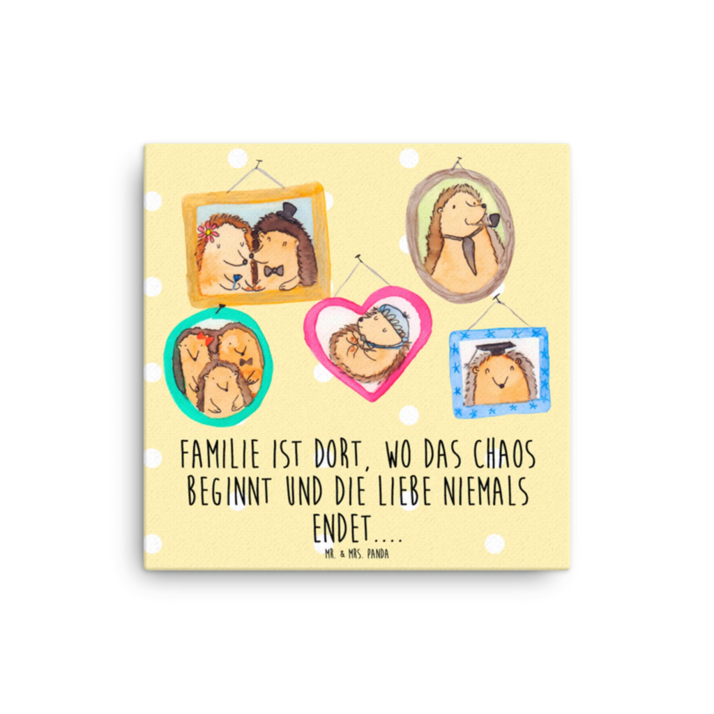 Canvas picture Hedgehog family Kunstdruck, Leinwand, Vatertag, Schwester, Muttertag, Bruder, Papa, Mama, Oma, Opa, Familie, Igel, Zusammenhalt, Liebe, Bilder, Glück