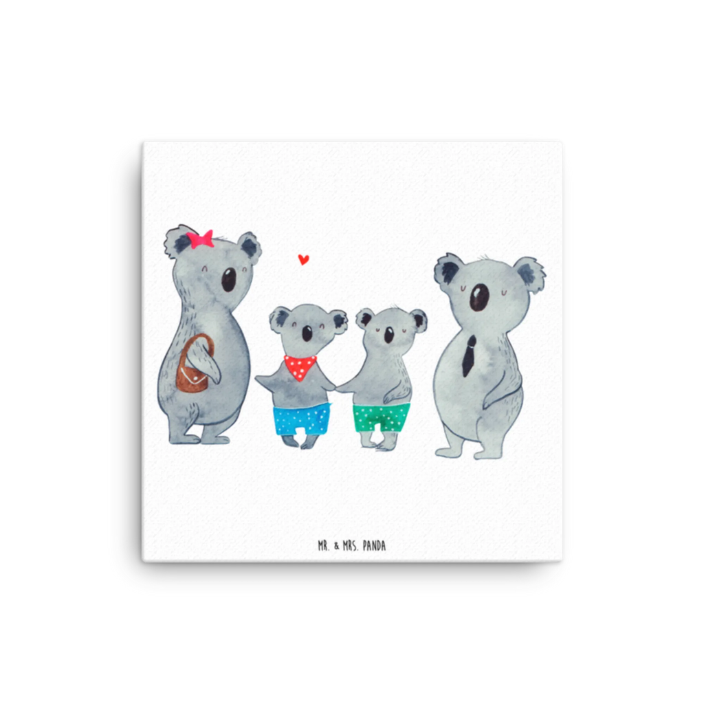 Leinwand Bild Koala Familie zwei Kunstdruck, Leinwand, Vatertag, Schwester, Muttertag, Bruder, Papa, Mama, Oma, Opa, Familie, Beste Familie, Koalafamilie, Lieblingsfamilie, Koala, Familienleben, Familienzeit, Koalabär