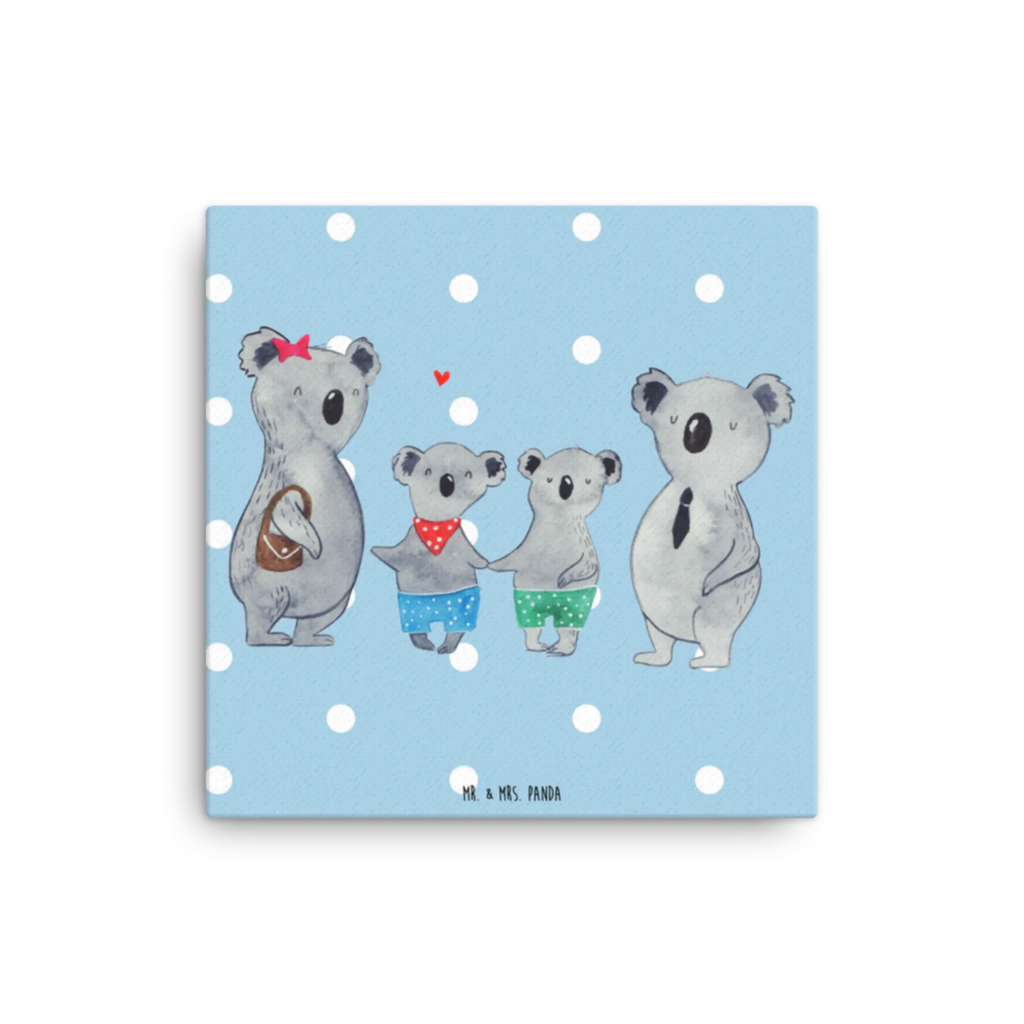 Leinwand Bild Koala Familie zwei Kunstdruck, Leinwand, Vatertag, Schwester, Muttertag, Bruder, Papa, Mama, Oma, Opa, Familie, Beste Familie, Koalafamilie, Lieblingsfamilie, Koala, Familienleben, Familienzeit, Koalabär