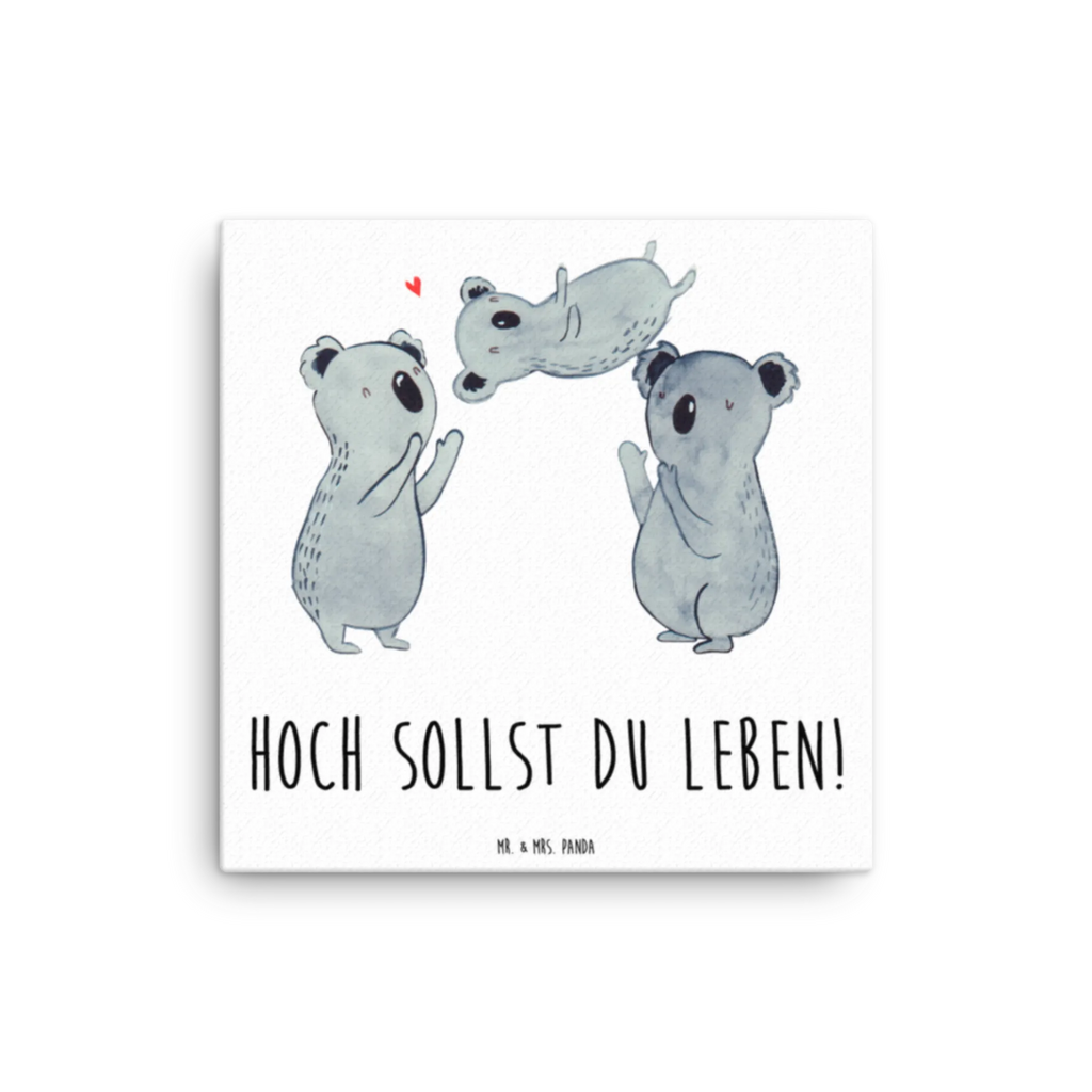 Canvas picture koalas Celebrate Dekoration, Leinwand, Bild, Wanddeko, Kunstdruck, Geburtstag, Geburtstagsgeschenk, Geschenk, Eltern, Familie, Liebe, Koala, Herz, Kind