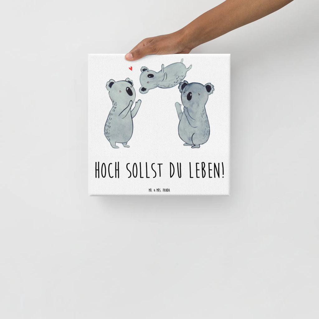 Canvas picture koalas Celebrate Dekoration, Leinwand, Bild, Wanddeko, Kunstdruck, Geburtstag, Geburtstagsgeschenk, Geschenk, Eltern, Familie, Liebe, Koala, Herz, Kind