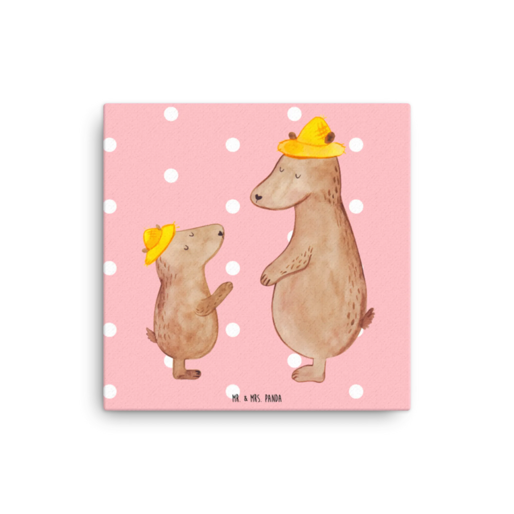 Canvas picture Niedźwiedzie z kapeluszami Kunstdruck, Leinwand, Vatertag, Schwester, Muttertag, Bruder, Papa, Mama, Oma, Opa, Familie, Papi, Dad, Lieblingsmensch, Vorbild, Vater-Sohn, Vater, Sohn, Bären, Kind, Söhne, Bär, Kinder, Paps, Family, Daddy