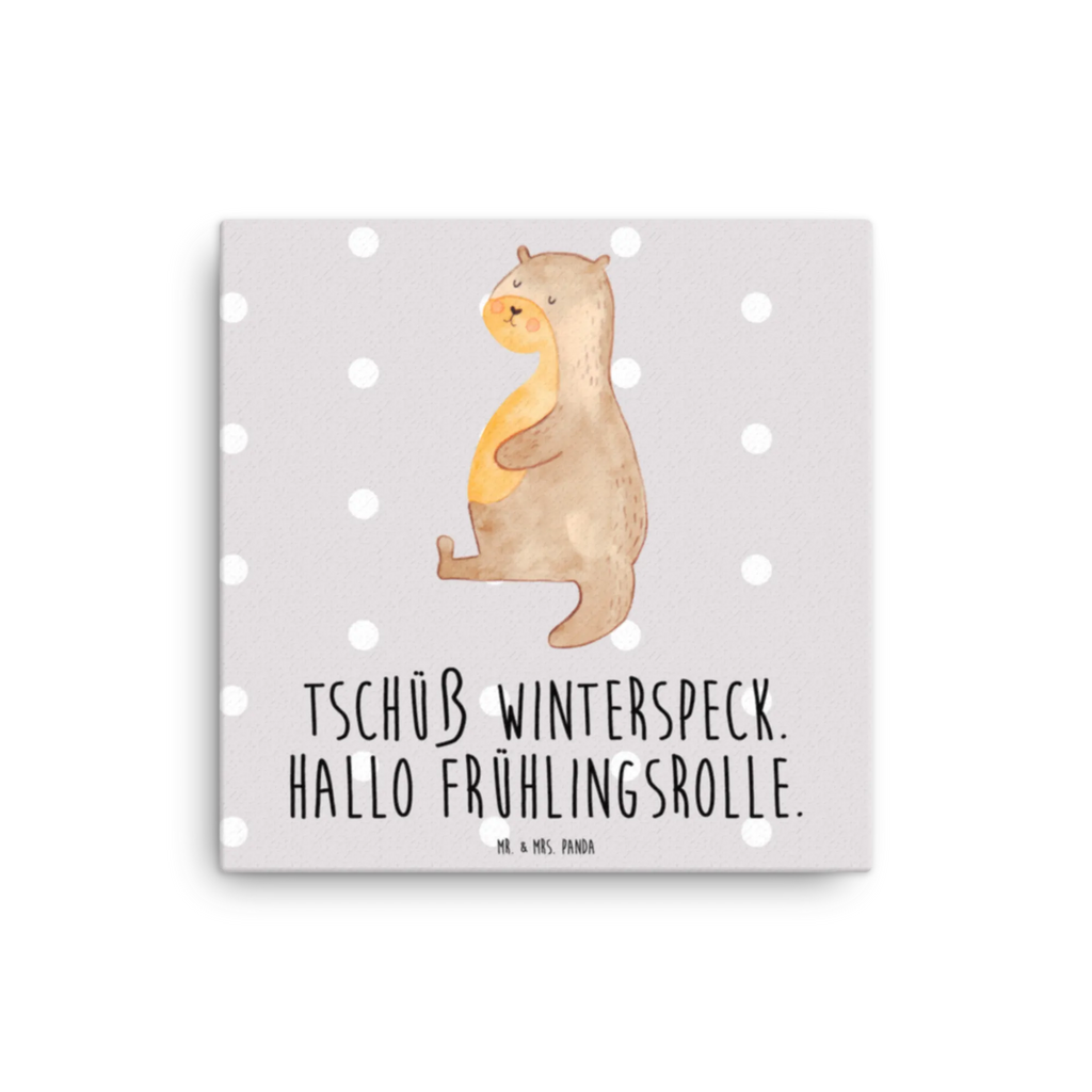 Leinwand Bild Otter Bauch Bild, Dekoration, Kunstdruck, Leinwand, Wanddeko, Otter, Fischotter, Seeotter, Otter Seeotter See Otter