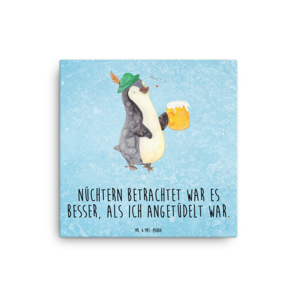 Canvas picture Penguin Beer Leinwand, Kunstdruck, Pinguin, Pinguine, Oktoberfest, Bier