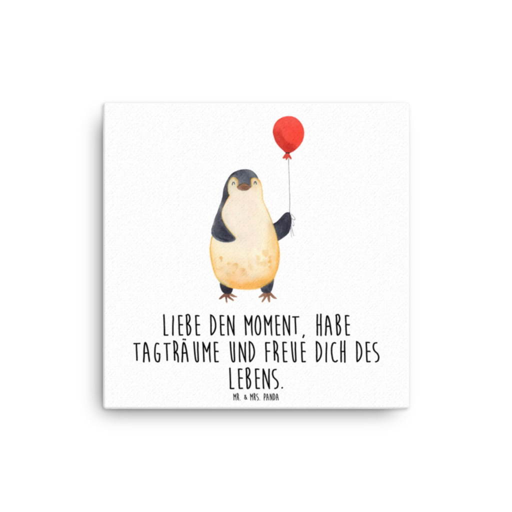 Canvas picture Penguin balloon Leinwand, Kunstdruck, Pinguin, Glück, Liebe, Geschenk Freundin, Motivation, Beste Freundin, Lebenslust, Neues Leben, Geschenkidee, Luftballon, Neustart, Pinguine, Tagträume