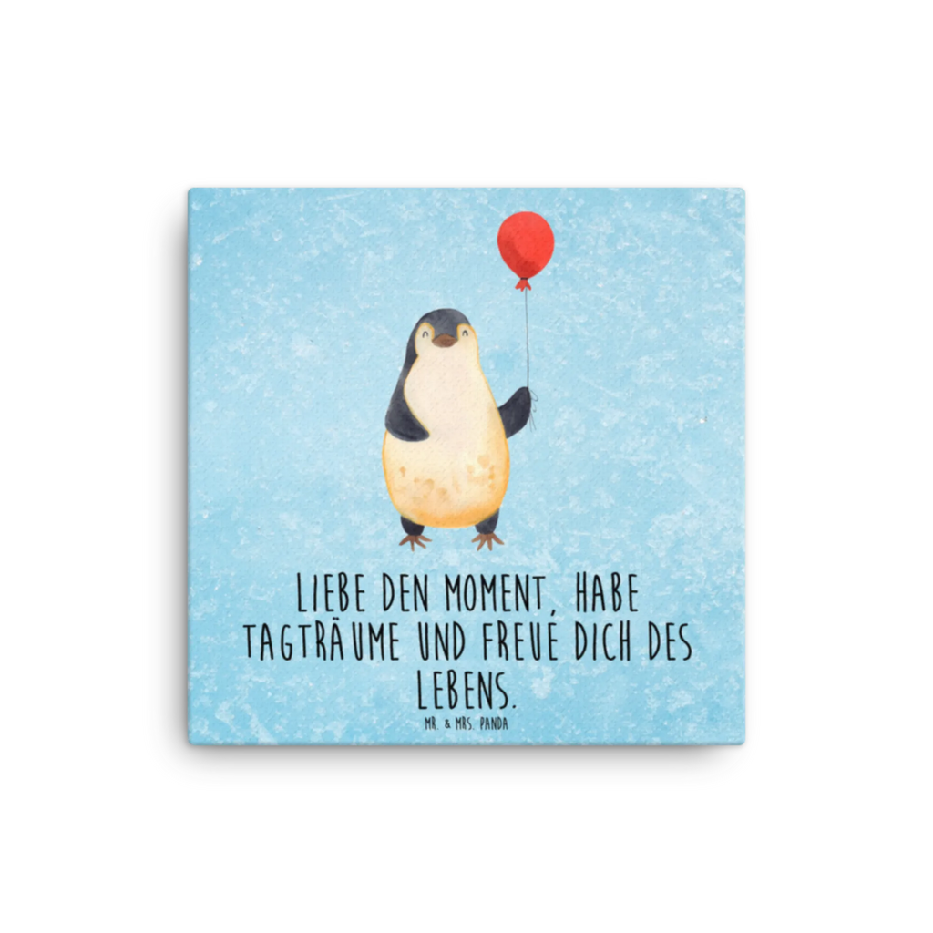 Canvas picture Penguin balloon Leinwand, Kunstdruck, Pinguin, Glück, Liebe, Geschenk Freundin, Motivation, Beste Freundin, Lebenslust, Neues Leben, Geschenkidee, Luftballon, Neustart, Pinguine, Tagträume