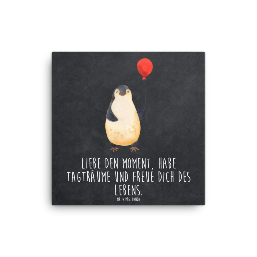 Canvas picture Penguin balloon Leinwand, Kunstdruck, Pinguin, Glück, Liebe, Geschenk Freundin, Motivation, Beste Freundin, Lebenslust, Neues Leben, Geschenkidee, Luftballon, Neustart, Pinguine, Tagträume