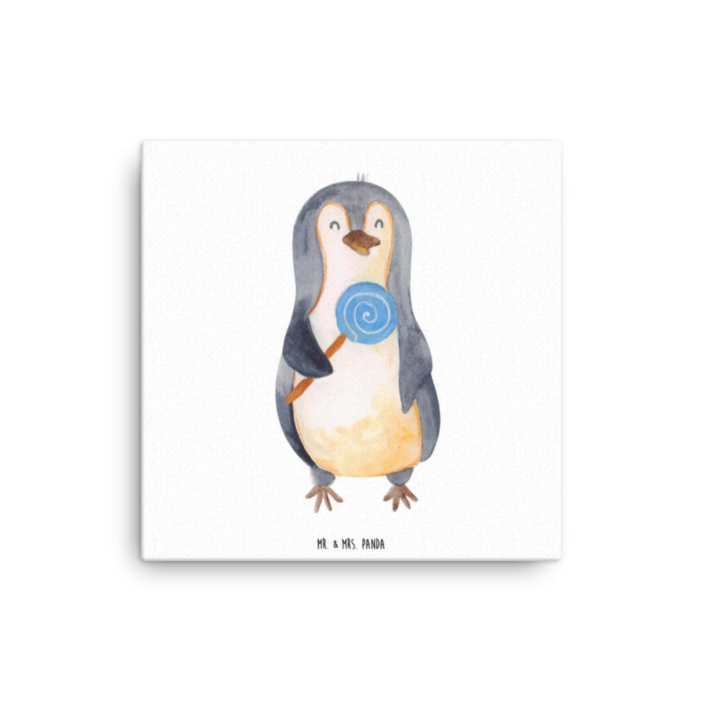 Canvas picture Penguin lollipop Leinwand, Kunstdruck, Pinguin, Ganove, Rabauke, Lolli, Pinguine, Süßigkeiten, Rebell, Gauner, Spruch, Blödsinn