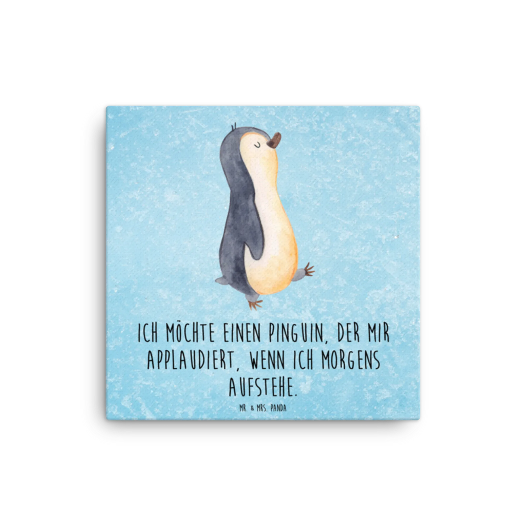 Canvas picture Penguin march Bild, Wanddeko, Dekoration, Kunstdruck, Leinwand, Pinguin, Familie, Frühaufsteher, Schwester, Bruder, Pinguine, Langschläfer