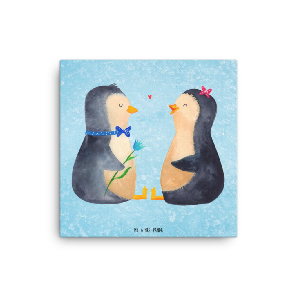 Leinwand Bild Pinguin Pärchen Kunstdruck, Leinwand, Pinguin, Pinguine, Hochzeit, Große Liebe, Liebesgeschenk, Verlobung, Hochzeitstag, Liebespaar, Jahrestag, Liebe, Traumpaar, Hochzeitsgeschenk, Liebesbeweis