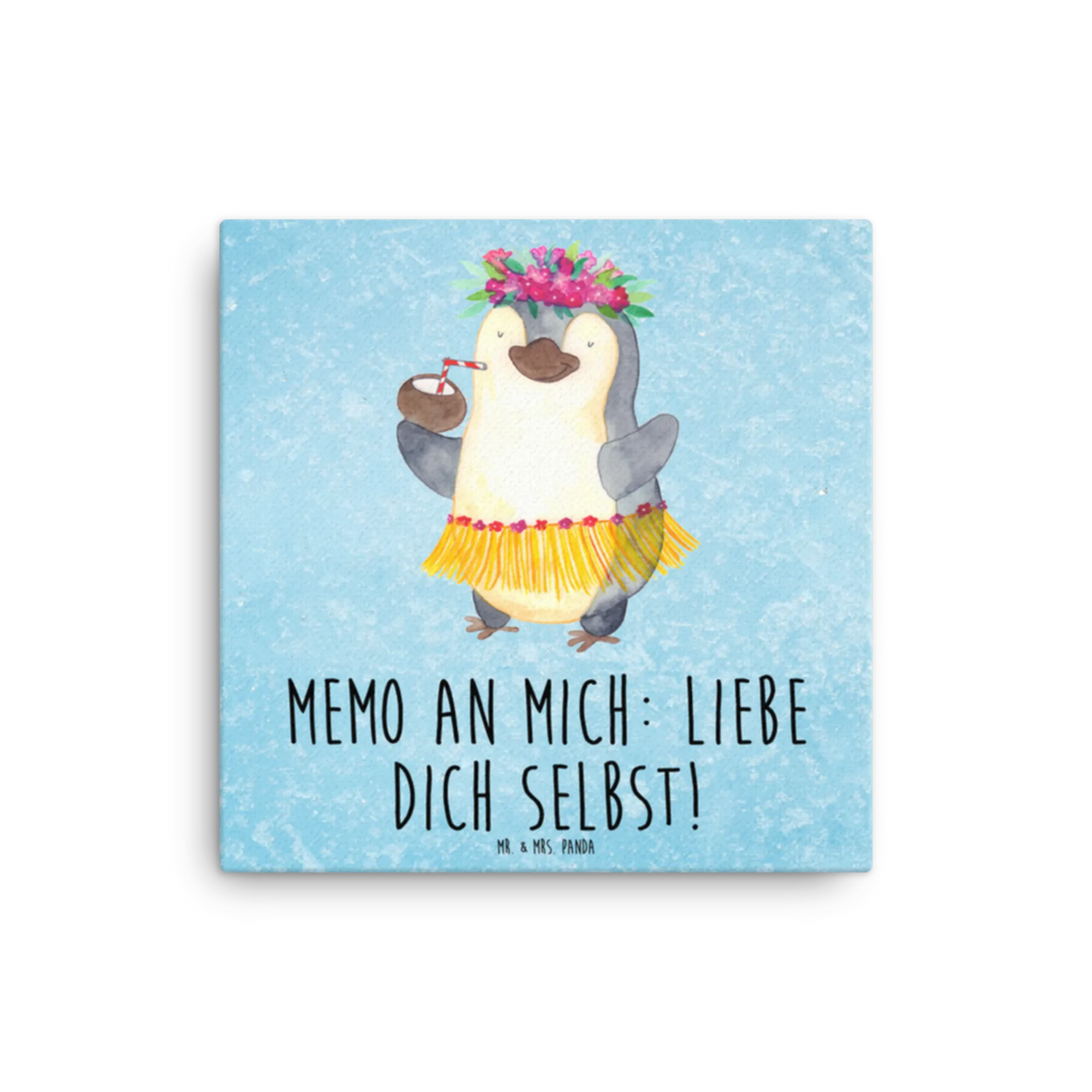 Leinwand Bild Pinguin Kokosnuss Kunstdruck, Leinwand, Pinguin, Hawaii, Aloha, Urlaub, Kokosnuss, Pinguine