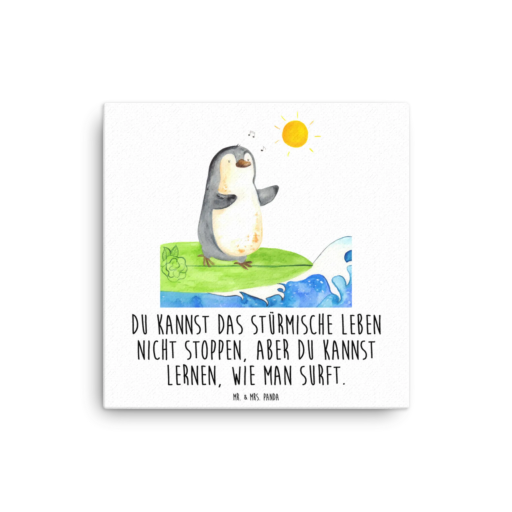 Canvas picture Penguin surfer Kunstdruck, Leinwand, Pinguin, Portugal, Surfer, Urlaub, Wellen Reiten, Surfen, Hawaii, Wellen, Pinguine