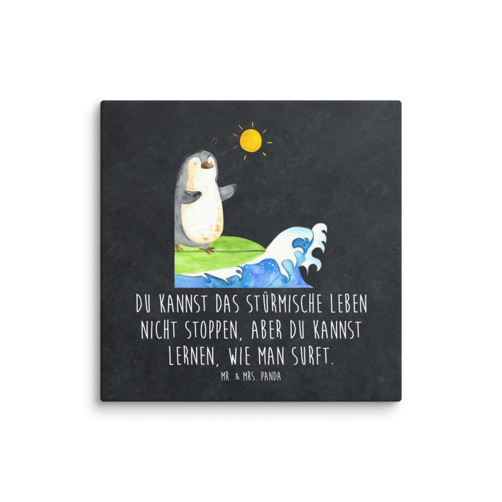 Canvas picture Penguin surfer Kunstdruck, Leinwand, Pinguin, Portugal, Surfer, Urlaub, Wellen Reiten, Surfen, Hawaii, Wellen, Pinguine