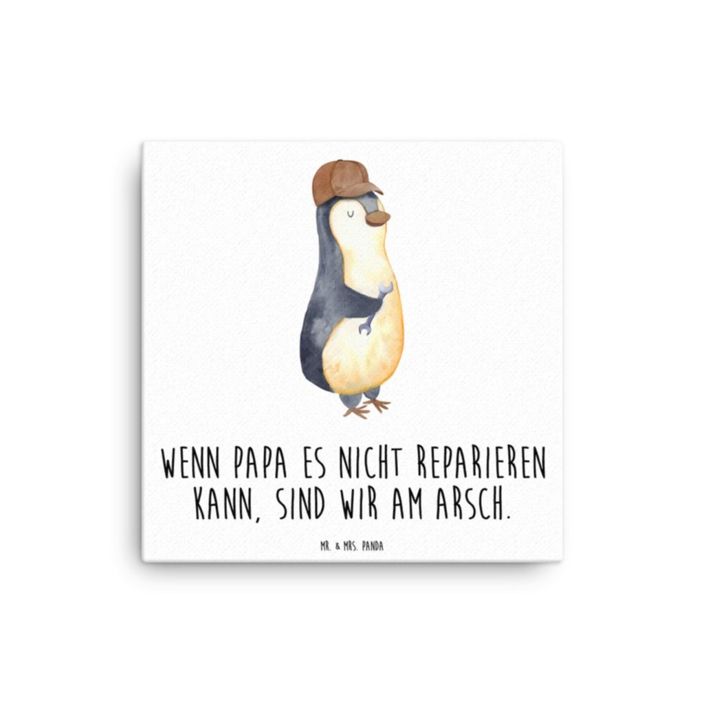 Canvas picture If Daddy can't fix it, we're screwed. Leinwand, Kunstdruck, Vatertag, Schwester, Muttertag, Bruder, Papa, Mama, Oma, Opa, Familie, Vater, Geschenk Papa, Bester Papa Der Welt