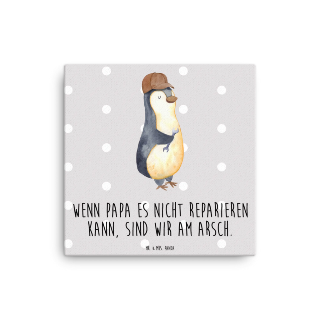 Canvas picture If Daddy can't fix it, we're screwed. Leinwand, Kunstdruck, Vatertag, Schwester, Muttertag, Bruder, Papa, Mama, Oma, Opa, Familie, Vater, Geschenk Papa, Bester Papa Der Welt