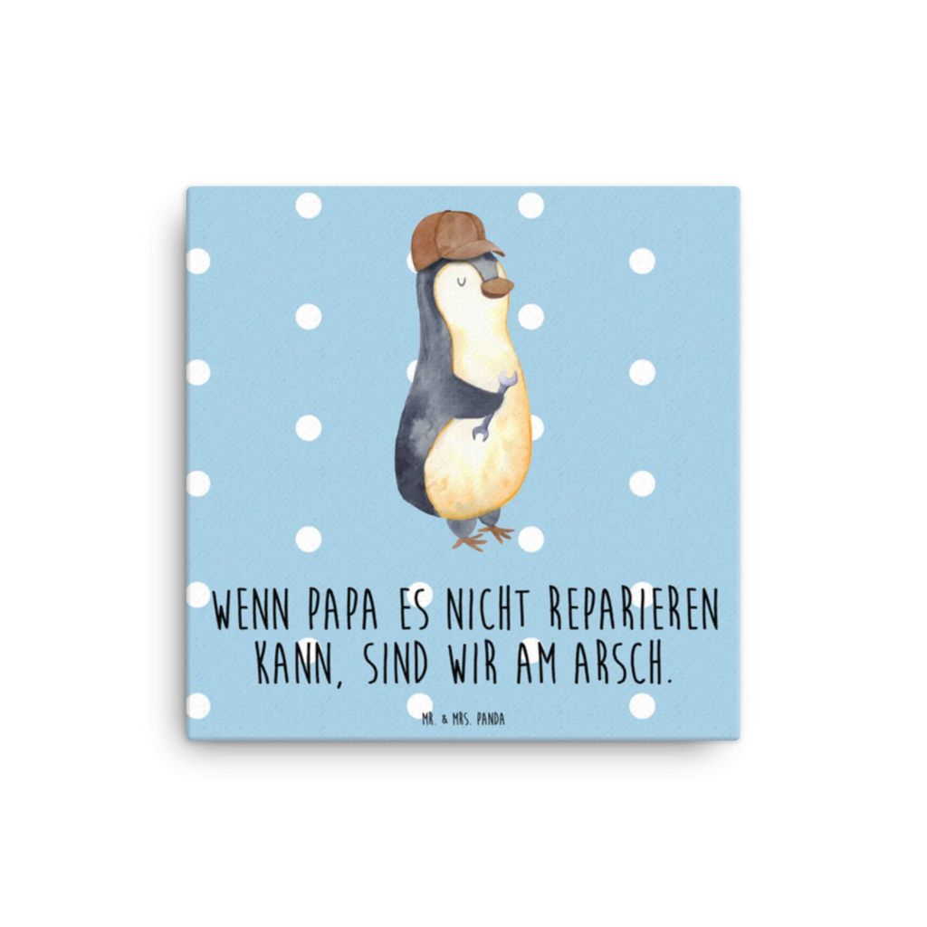 Canvas picture If Daddy can't fix it, we're screwed. Leinwand, Kunstdruck, Vatertag, Schwester, Muttertag, Bruder, Papa, Mama, Oma, Opa, Familie, Vater, Geschenk Papa, Bester Papa Der Welt