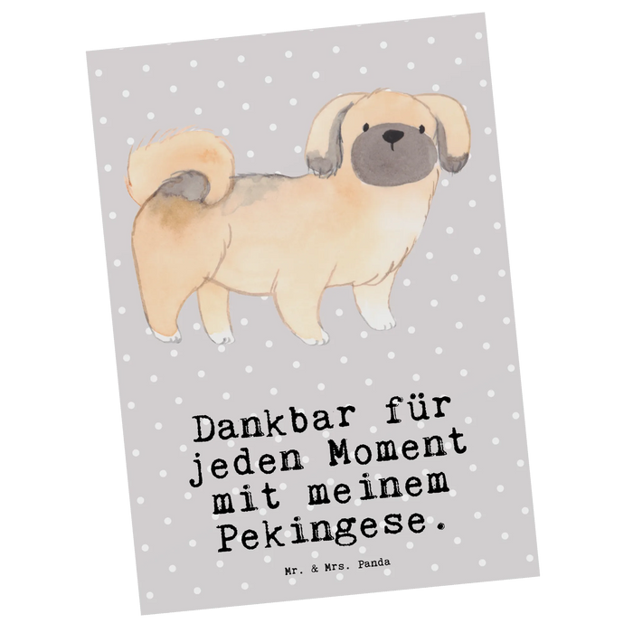 Postcard Pekingese moment