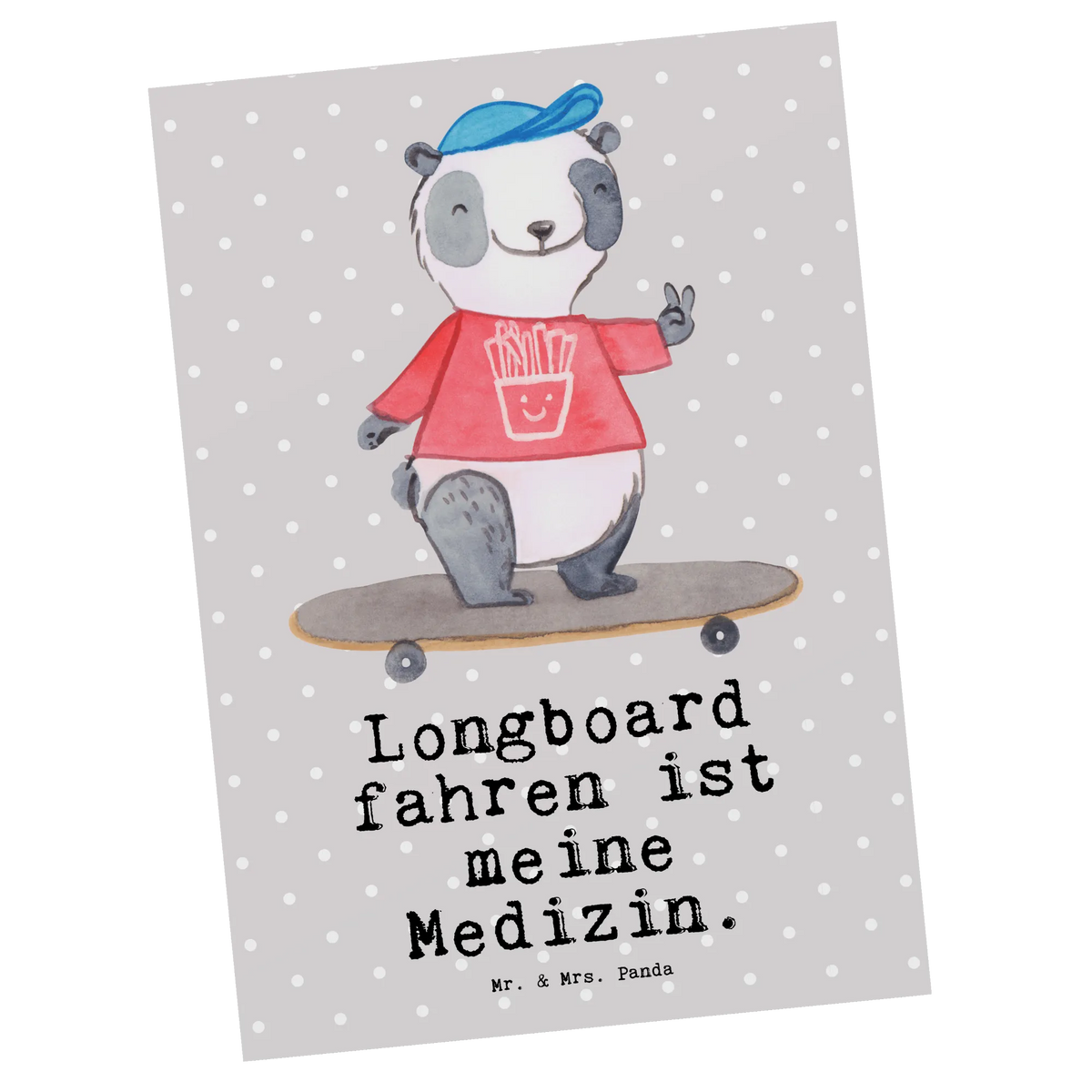 Postkarte Panda Longboard fahren Designkarte, Ansichtskarten, kunstkarte, Fotokarte, einzelkarte, bildkarte, Grußkarte, Ansichtskarte, spruchkarte, Postkarte, Postkarten, Motivkarte, Kunstkarten, Geschenk, Schenken, Sport, Sportart, Hobby, Danke, Dankeschön, Auszeichnung, Gewinn, Sportler, Skateboard fahren, Rollbrettfahren, Longboardfahren, Skaten, Longboard fahren, Stunts, Roller Skaten