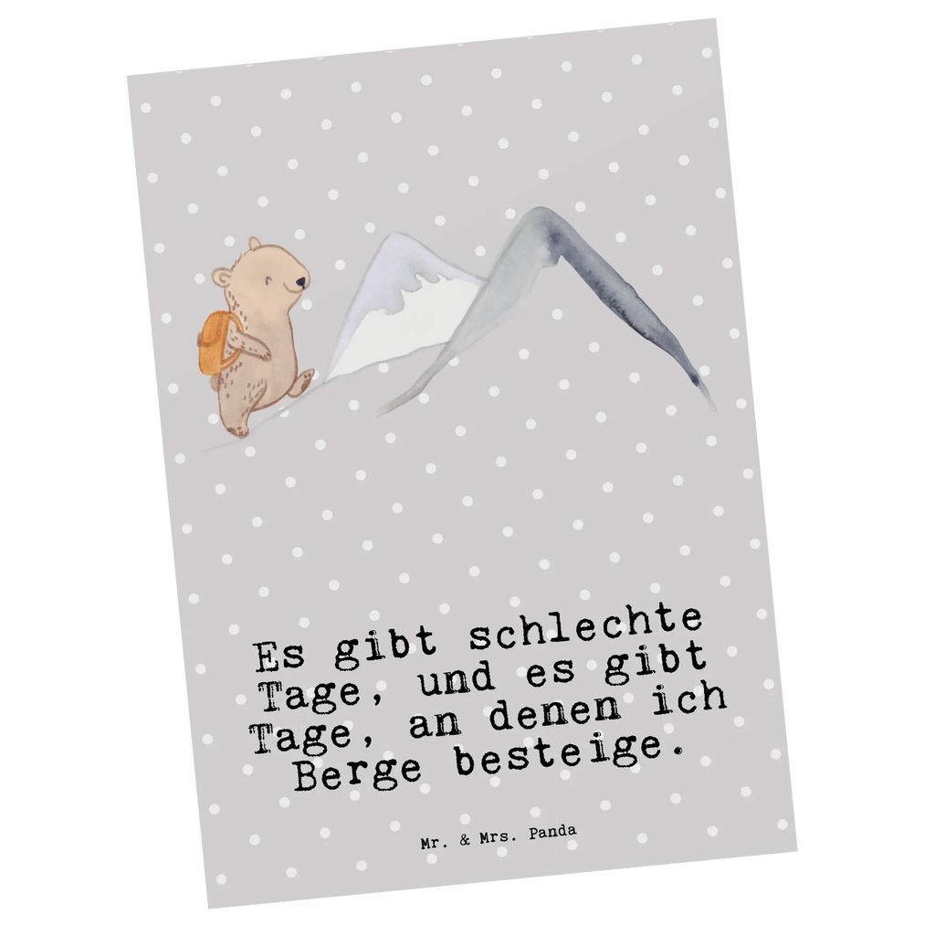 Pocztówka niedźwiedź Wspinaczka Prezent, Sport, Dyscyplina sportowa, Hobby, Darować, Dziękuję, Dzięki, Wyróżnienie, Wygrana, Sportowiec