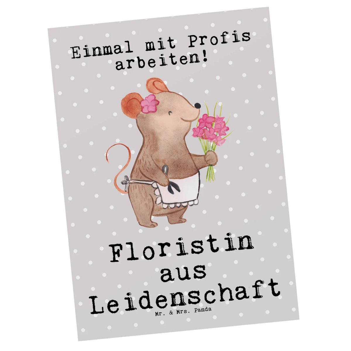 Postcard Florist passion paper, letter, gift card, gift, invitation, card, Postcard, invitation card, postcards, gift idea, best, farewell gift, passing exam, anniversary, retirement, promotion, job start, sayings, funny, profession