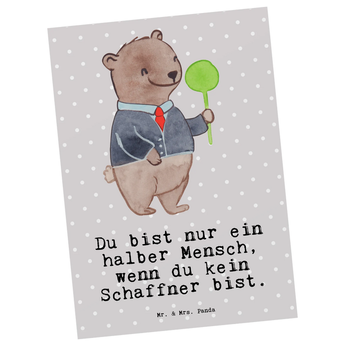 Pocztówka konduktor serce