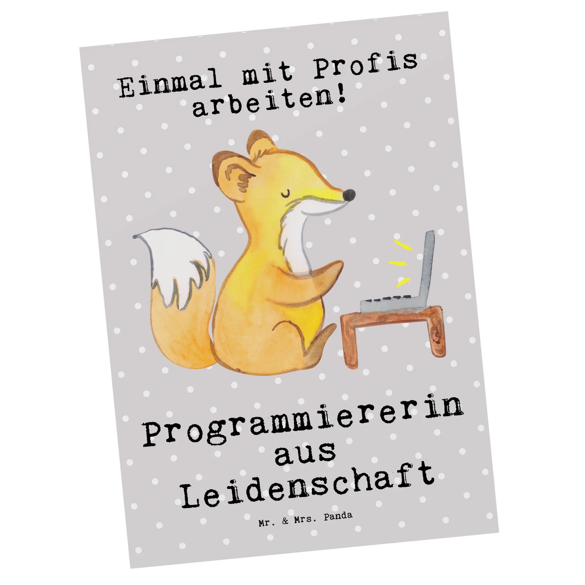 Postcard female programmer Passion gift, sayings, gift idea, best, farewell gift, passing exam, anniversary, retirement, promotion, job start, profession