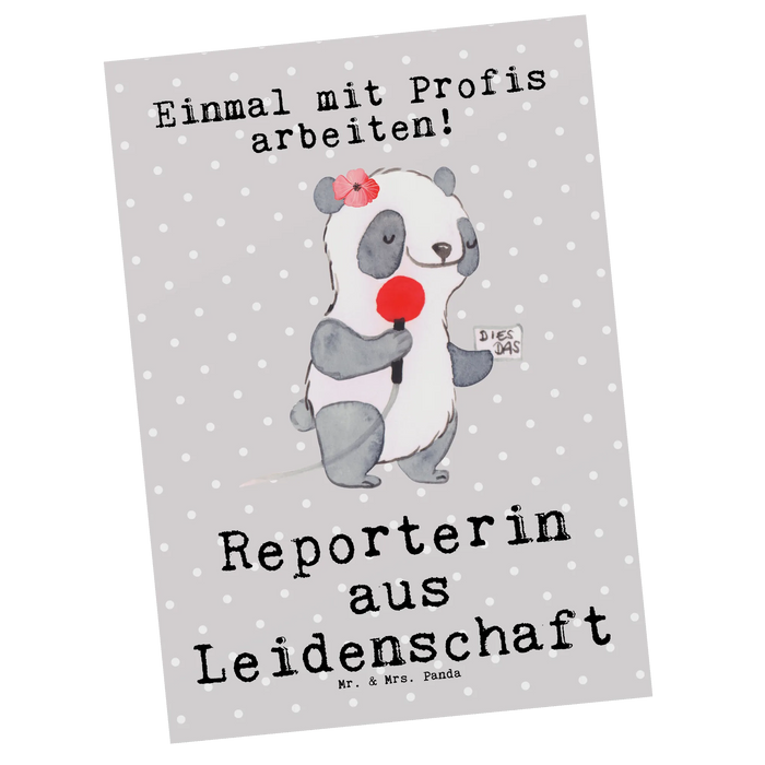 Postcard Reporter Passion