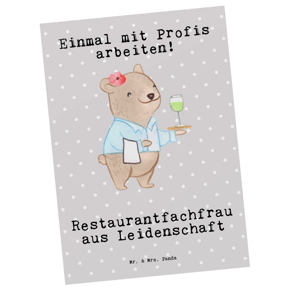 Postcard Restaurant Specialist Passion gift, sayings, gift idea, best, farewell gift, passing exam, anniversary, retirement, promotion, job start, profession