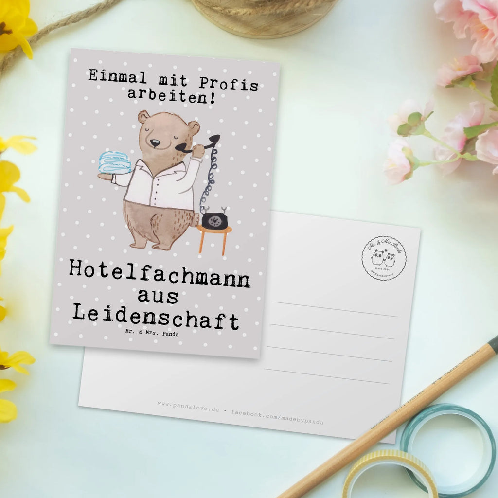 Postkarte Hotelfachmann aus Leidenschaft einzelkarte, Designkarte, Postkarten, Ansichtskarten, bildkarte, Grußkarte, kunstkarte, spruchkarte, Postkarte, Ansichtskarte, Fotokarte, Motivkarte, Kunstkarten, Geschenk, Schenken, Jubiläum, Danke, Dankeschön, Beruf, Ausbildung, Abschied, Rente, Kollege, Kollegin, Arbeitskollege, Mitarbeiter, Firma, Hotelfachangestellter, Hotelkaufmann, Hotelfachmann, Hotelier, Hoteleröffnung