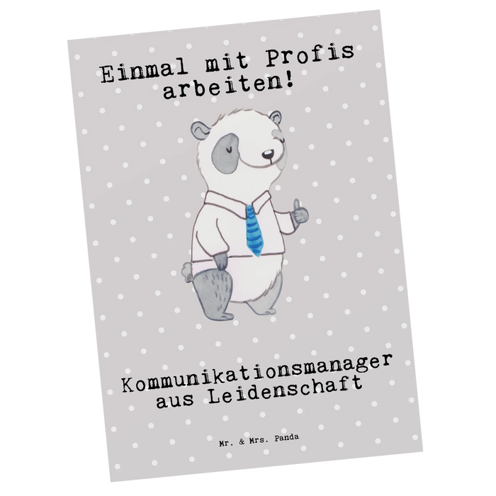 Postcard Communications Manager Passion
