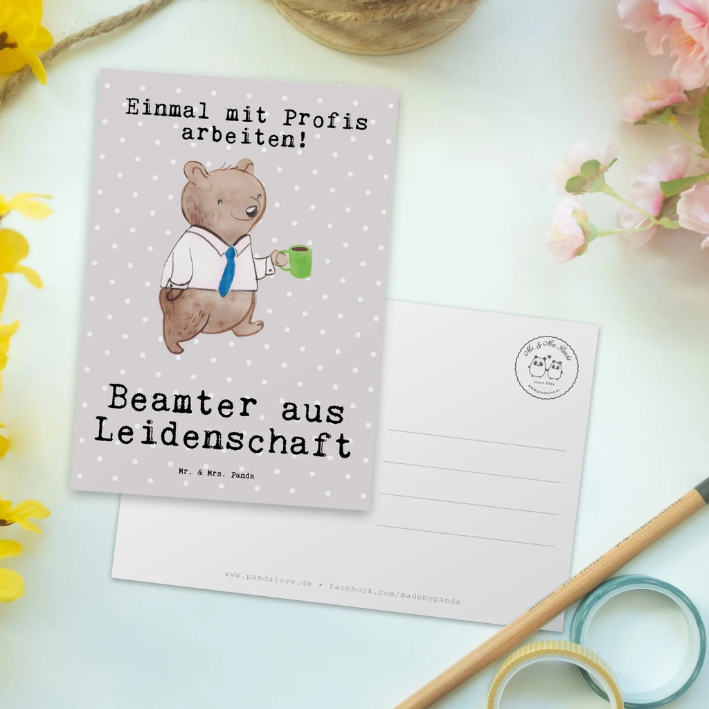 Postcard civil servant Passion letter, gift card, paper, Postcard, card, invitation card, invitation, postcards, gift, gift idea, best, farewell gift, passing exam, anniversary, retirement, promotion, job start, sayings, funny, profession